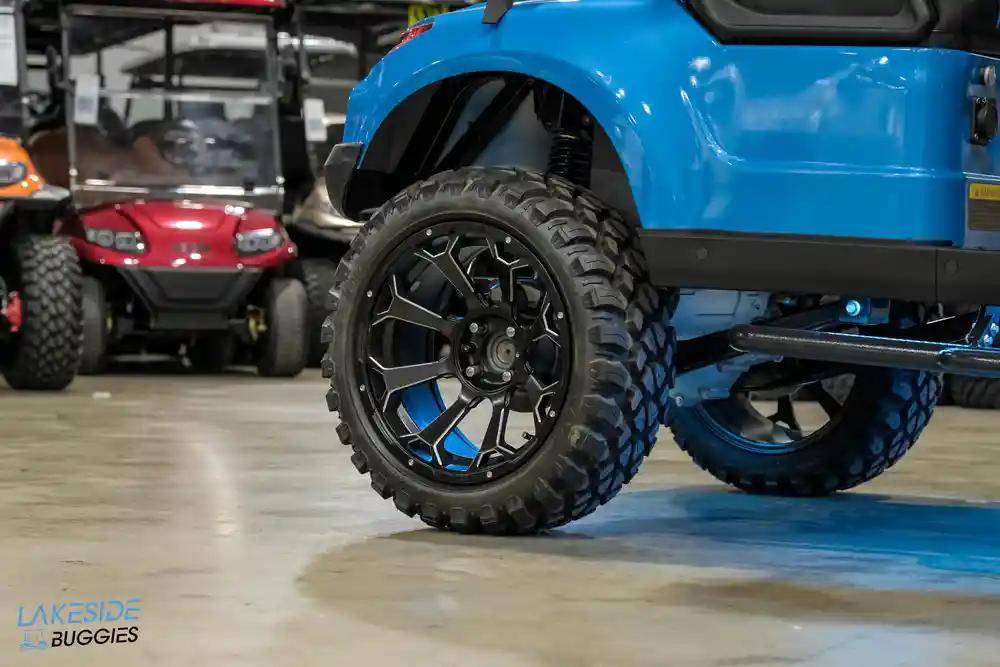 2025 VIBE EV - EV4F  Ocean Breeze Blue 4 Forward Passenger Street Legal Golf Cart -  Vibe EV at LakesideBuggies.com