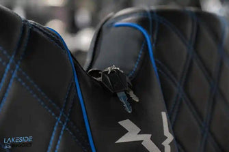 2025 VIBE EV - EV4F  Ocean Breeze Blue 4 Forward Passenger Street Legal Golf Cart -  Vibe EV at LakesideBuggies.com
