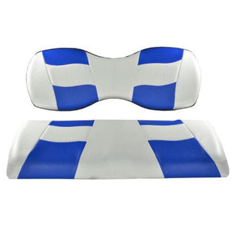Lakeside Buggies MadJax® Deluxe Riptide White/Blue Two-Tone Genesis 250/300 Seat Cushions- 10-163P MadJax Seat kits