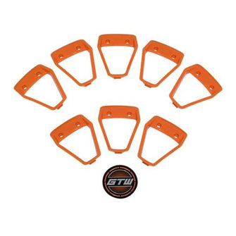 Lakeside Buggies GTW® Orange Wheel Inserts for 12x7 Nemesis Wheel- 19-098-ORG GTW Wheel Accessories