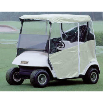Lakeside Buggies Ivory 3-Sided Over-The-Top Vinyl Enclosure - Fits Club Car DS 2000-Up- 14063 RedDot Enclosures