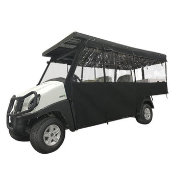 Lakeside Buggies Club Car Transporter 3-Sided Black Track Style (Years 2018-Up)- 140100 Club Car Enclosures