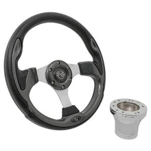 Lakeside Buggies EZGO Carbon Fiber Rally Steering Wheel Kit 94.5-up- 06-029 GTW Steering accessories