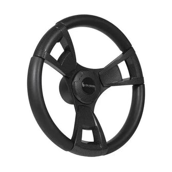 Lakeside Buggies Gussi Italia® Lugana Black Steering Wheel For All EZGO TXT / RXV Models- 06-023 Gussi Parts and Accessories