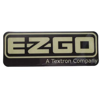 Lakeside Buggies EZGO RXV 2008-Up & TXT/T48 2014-Up Nameplate Black/Gold- 8019 EZGO Front body