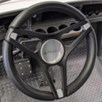 Gussi Molino® Black Steering Wheel (EZGO) Lakeside Buggies