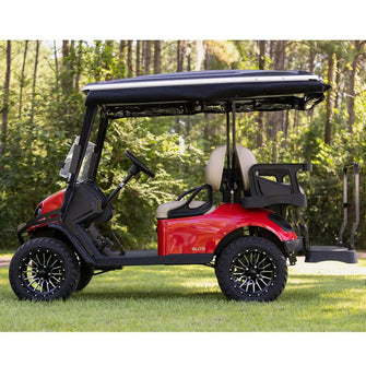 RedDot EZGO Express S4 Elite with 80” Non Modular Top Black 3-Sided Track Style Vinyl Enclosure (Years 2023-Up) PN# 66074