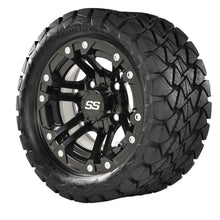 Lakeside Buggies 10” GTW Specter Matte Black Wheels with 22" Timberwolf Mud Tires – Set of 4- A19-317 GTW Tire & Wheel Combos