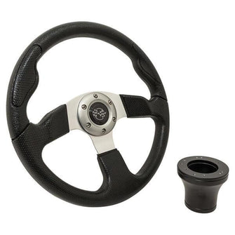 Lakeside Buggies EZGO Black Sport Steering Wheel Kit 1994.5-Up- 06-109 GTW Steering accessories