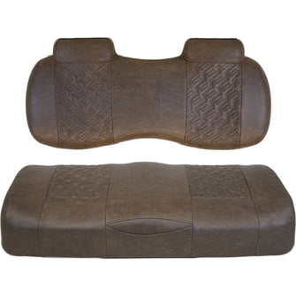 Lakeside Buggies MadJax® Executive Seats for Club Car Precedent/Onward/Tempo – Tobacco- 10-414P MadJax Premium seat cushions and covers