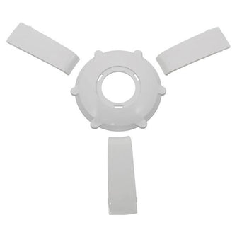 Lakeside Buggies Solid White Center Cap & Spoke Set For Gussi Italia® Giazza Steering Wheel- 06-129 Gussi Parts and Accessories