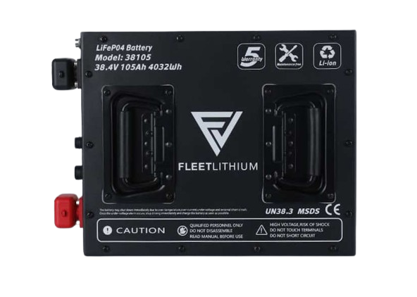 Display Case - 38 Volt 105 AH Fleet Lithium (NON FUNCTIONAL) Fleet Lithium Promo undefined