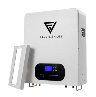 48V Stackable Wall Mounted Solar Battery System Fleet Lithium Solar Bundle undefined