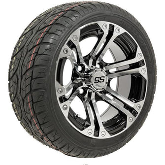 Lakeside Buggies Set of (4) 12" GTW® Specter Wheels on Lo-Pro Street Tires- A19-238 GTW Tire & Wheel Combos
