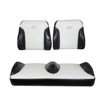 Lakeside Buggies Club Car Precedent Black/White Suite Seats (Years 2012-Up)- 31791 Club Car Premium seat cushions and covers