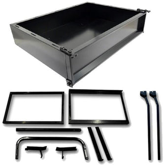 Lakeside Buggies GTW® Black Steel Cargo Box Kit For Club Car Precedent (Years 2004-Up)- 04-046 GTW Cargo boxes