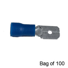 Lakeside Buggies 18-14 Gauge Male Tab Connector, 1/4″ Stud Size (100/Pkg)- 4187 Lakeside Buggies Direct Battery accessories