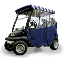 Lakeside Buggies Navy Sunbrella 3-Sided Custom Over-The-Top Enclosure - Fits Club Car DS 2000-Up- 45069 RedDot Enclosures