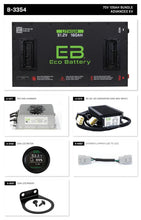 Eco Lithium Battery Complete Bundle for Advanced EV1 70V 105Ah Eco Battery Parts and Accessories