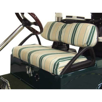 Lakeside Buggies Club Car DS Forest Green Beige Seat Cover 82-99- 45154 Club Car Premium seat cushions and covers