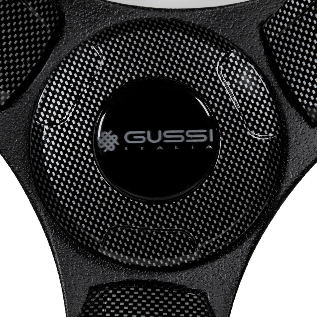 Gussi Italia® Model 13 Black/Carbon Fiber Steering Wheel For Yamaha G16-Drive2 Lakeside Buggies