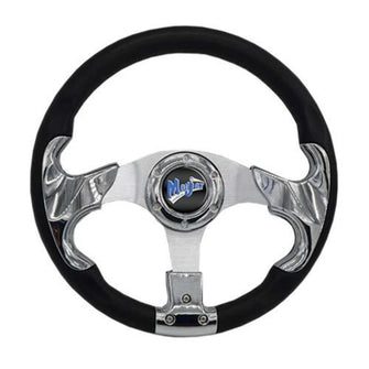 Lakeside Buggies MadJax® 13” Chrome Razor Steering Wheel- 06-010 MadJax Steering accessories