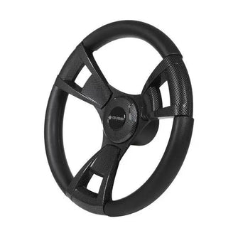 Lakeside Buggies Gussi Italia® Lugana Black Steering Wheel For All EZGO TXT / RXV Models- 06-023 Gussi Parts and Accessories