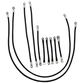 Lakeside Buggies 4 Gauge 600A Weld Cable Set For EZGO PDS/DCS (Years 1994.5-Up)- 1258 Lakeside Buggies Direct Battery accessories