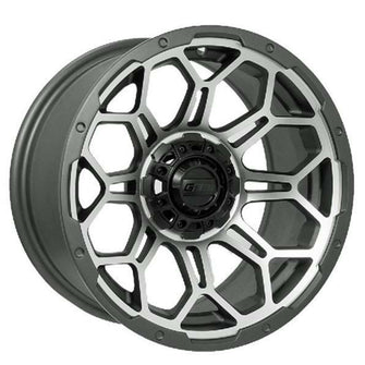 Lakeside Buggies 14″ GTW® Bravo Wheel (Matte Gray-Machined)- 19-225 GTW Wheels
