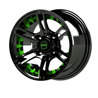 Lakeside Buggies MadJax® Green Wheel Inserts for 14x7 Mirage Wheel- 19-073-GRN MadJax Wheel Accessories