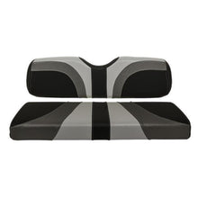 Lakeside Buggies RedDot® Blade Front Seat Covers for Club Car DS – Gray / Charcoal Gear / Black Carbon Fiber- 10-304 GTW Premium seat cushions and covers