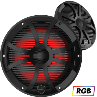 Lakeside Buggies REVO 8 SW-B | Wet Sounds High Output Component Style 8" Marine Coaxial Speakers- REVO 8-SWB Wet Sounds Golf Cart Audio
