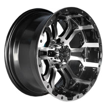 Lakeside Buggies 14x7 GTW® Machined & Black Omega Wheel- 19-259 GTW Wheels