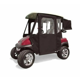 Door Max Sunbrella Enclosure for E-Z-GO TXT – Black PN# 65042 Red Dot 