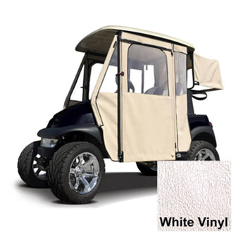 Door Max Vinyl Enclosure for E-Z-GO RXV – White PN# 65017 Red Dot 