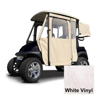 Door Max Vinyl Enclosure for E-Z-GO TXT – White PN# 65047 Red Dot 