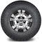 Lakeside Buggies MODZ 10" Vampire Machined Black Wheels & Street Tires Combo- G1-5102-MB STREET OPTION Modz Tire & Wheel Combos
