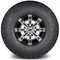 Lakeside Buggies MODZ 10" Tempest Machined Black Wheels & Street Tires Combo- G1-5103-MB STREET OPTION Modz Tire & Wheel Combos