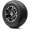Lakeside Buggies MODZ 10" Enforcer Machined Black Wheels & Street Tires Combo- G1-5111-MB STREET OPTION Modz Tire & Wheel Combos