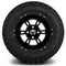 Lakeside Buggies MODZ 12" Ambush Glossy Black Wheels & Off-Road Tires Combo- G1-5200-GB OFF-ROAD OPTION Modz Tire & Wheel Combos