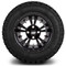 Lakeside Buggies MODZ 12" Vampire Glossy Black Wheels & Off-Road Tires Combo- G1-5202-GB OFF-ROAD OPTION Modz Tire & Wheel Combos