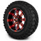 Lakeside Buggies MODZ 12" Tempest Red and Black Wheels & Off-Road Tires Combo- G1-5203-MBR OFF-ROAD OPTION Modz Tire & Wheel Combos