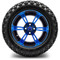 Lakeside Buggies MODZ 14" Ambush Blue and Black Wheels & Off-Road Tires Combo- G1-5400-MBB OFF-ROAD OPTION Modz Tire & Wheel Combos