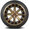 Lakeside Buggies MODZ 14" Assault Matte Bronze Wheels & Street Tires Combo- G1-5401-BRZ STREET OPTION Modz Tire & Wheel Combos