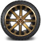 Lakeside Buggies MODZ 14" Assault Matte Bronze Wheels & Street Tires Combo- G1-5401-BRZ STREET OPTION Modz Tire & Wheel Combos