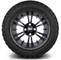 Lakeside Buggies MODZ 14" Vampire Matte Black Wheels & Off-Road Tires Combo- G1-5402-MTB OFF-ROAD OPTION Modz Tire & Wheel Combos