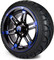 Lakeside Buggies MODZ 14" Aftershock Blue and Black Wheels & Street Tires Combo- G1-5410-MBB STREET OPTION Modz Tire & Wheel Combos