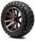 Lakeside Buggies MODZ 14" Mauler Glossy Black and Red with Ball Mill Wheels & Off-Road Tires Combo- G1-5412-BBR OFF-ROAD OPTION Modz Tire & Wheel Combos