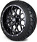 Lakeside Buggies MODZ 14" Vortex Glossy Black Wheels & Street Tires Combo- G1-5416-GB STREET OPTION Modz Tire & Wheel Combos