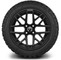 Lakeside Buggies MODZ 14" Matrix Matte Black Wheels & Off-Road Tires Combo- G1-5419-MTB OFF-ROAD OPTION Modz Tire & Wheel Combos